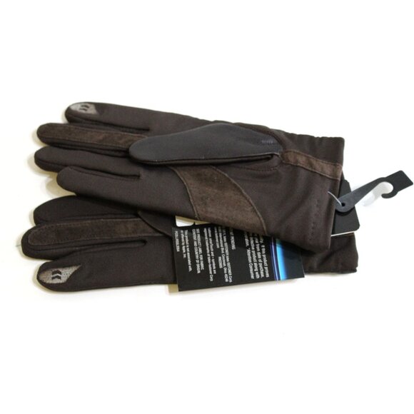 Isotoner Driving Gloves Brown Leather Size XL - Picture 3 of 3